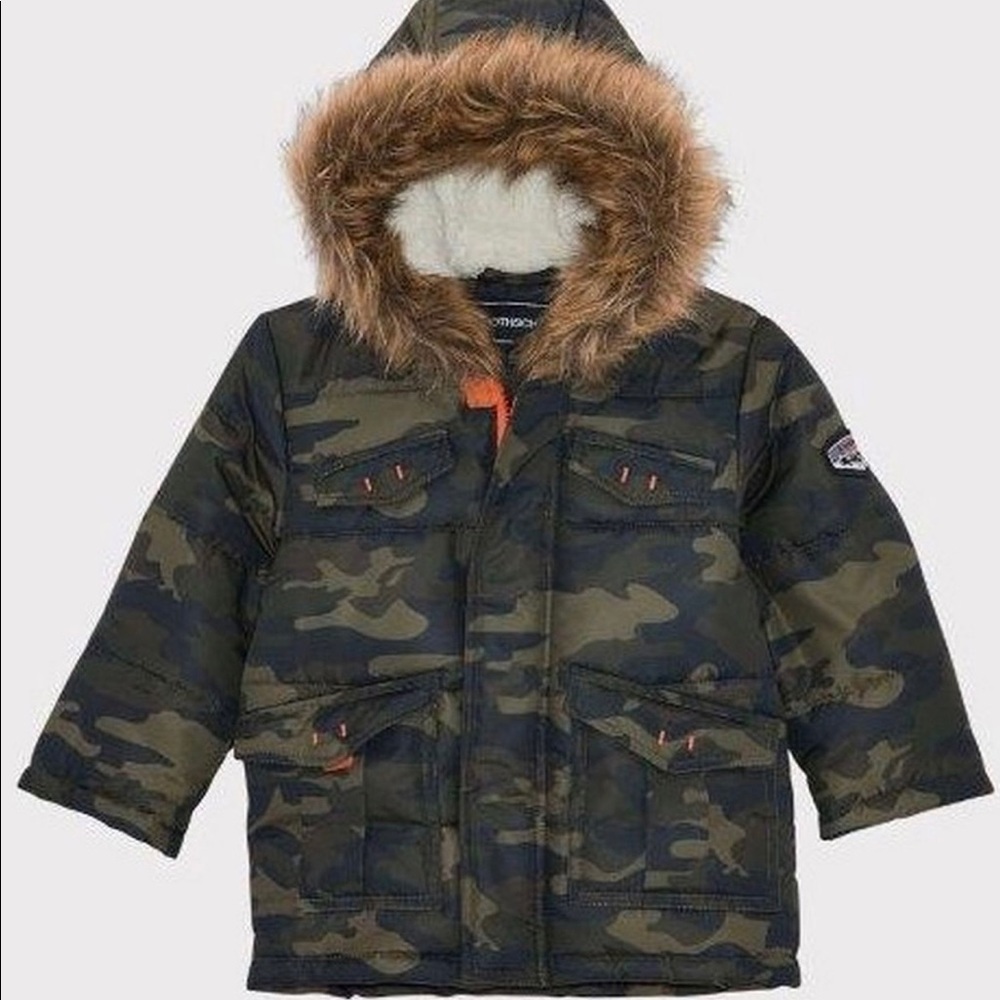Rothchild’s Baby Boys Parka With Sherpa